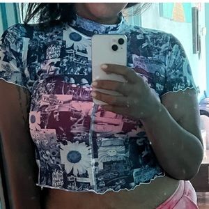 Current mood mesh tee xxl